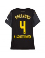 Borussia Dortmund Nico Schlotterbeck #4 Bortedrakt Dame 2024-25 Korte ermer